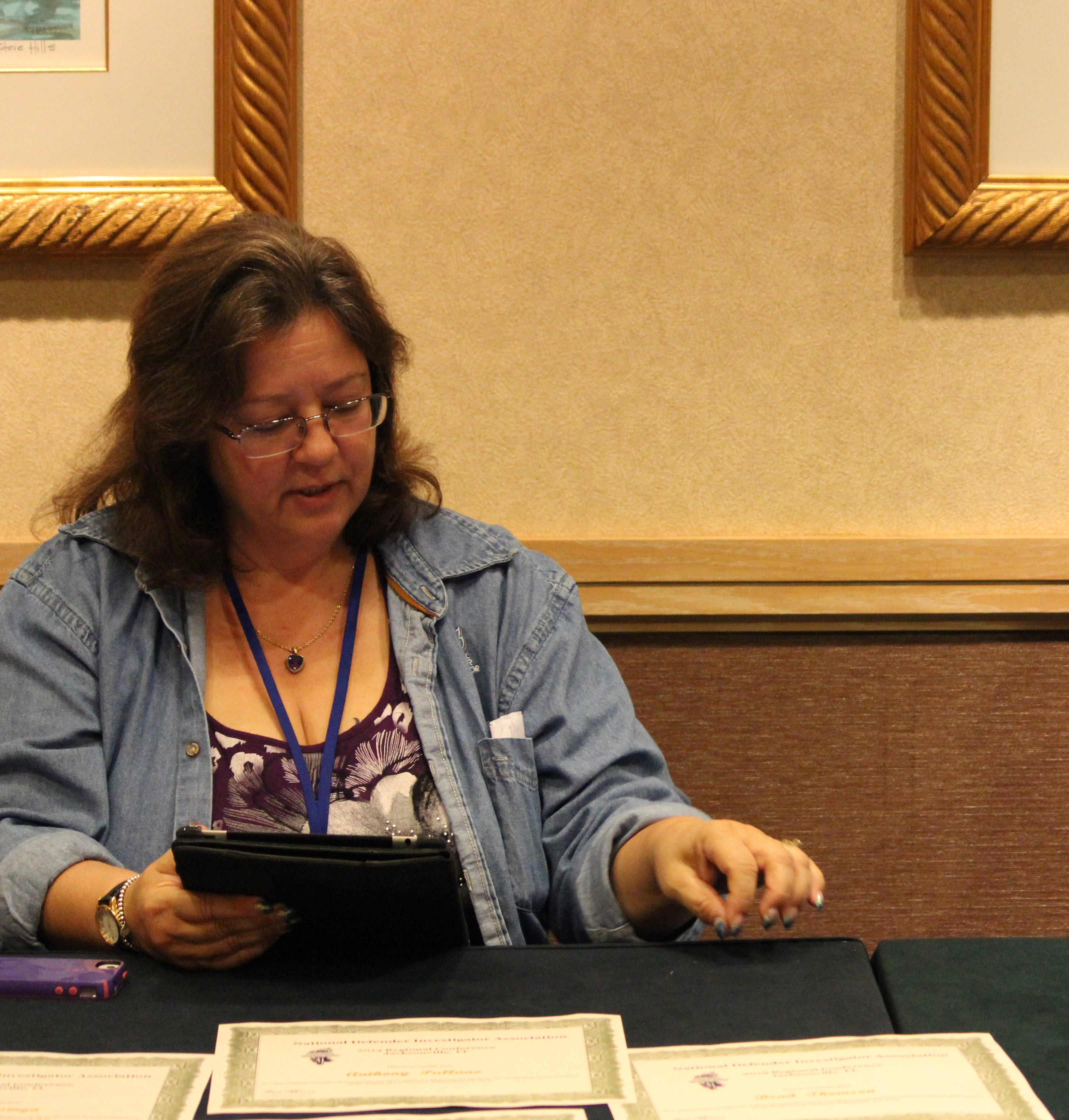 Donna Murray speaking at the Jacksonville NDIA Regional Conference